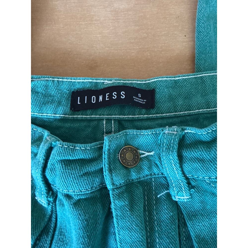 Revolve Lioness Green Cargo Jeans small - Picture 2 of 5